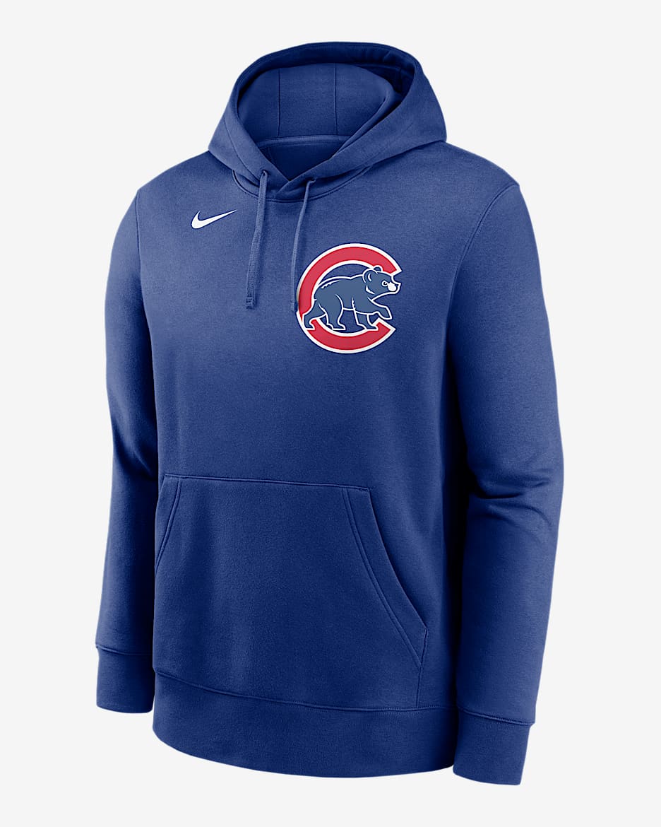 Dansby Swanson Chicago Cubs Club Men's Nike MLB Pullover Hoodie - Blue