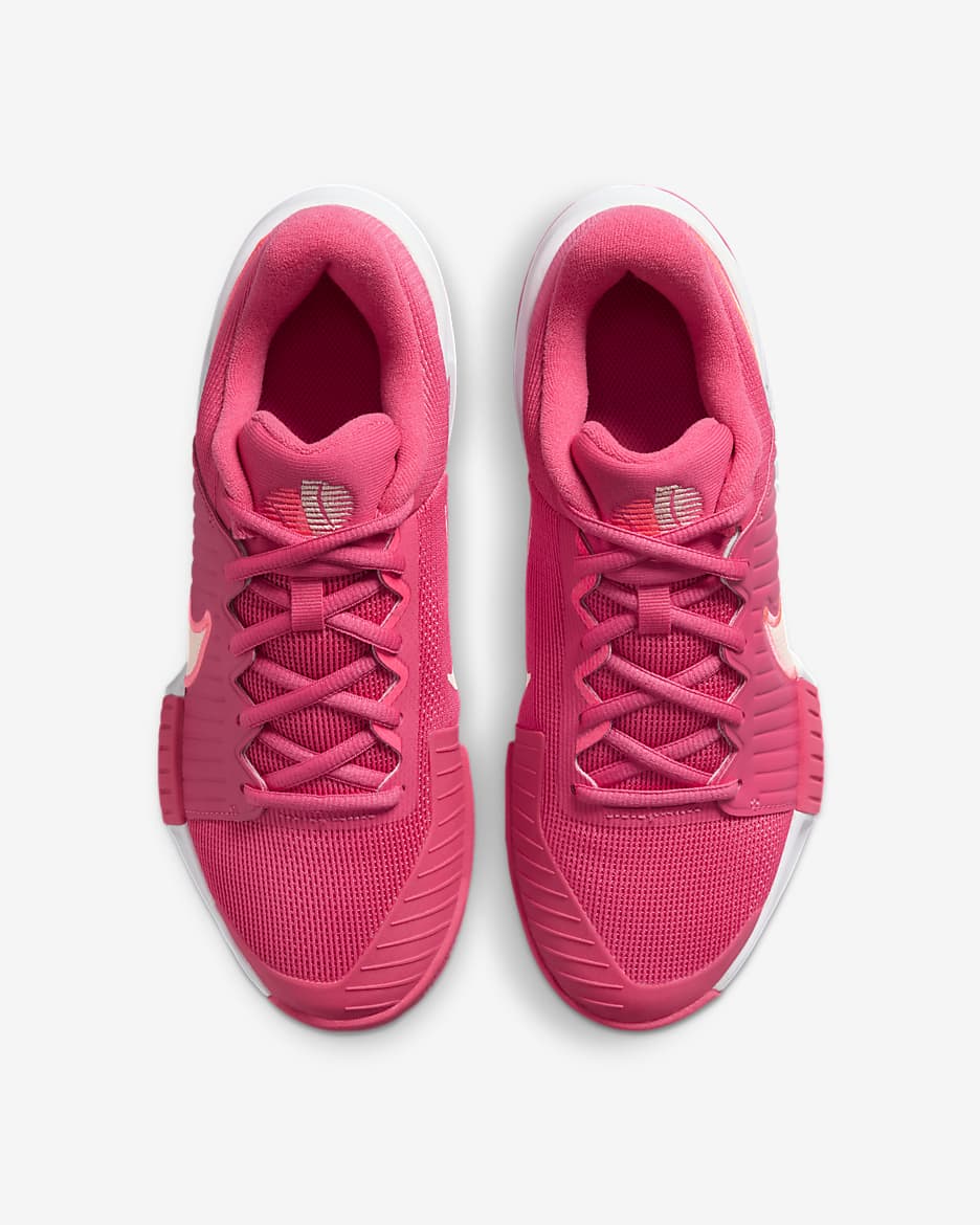 Nike GP Challenge Pro Women's Clay Court Tennis Shoes - Aster Pink/Hot Punch/Crimson Tint