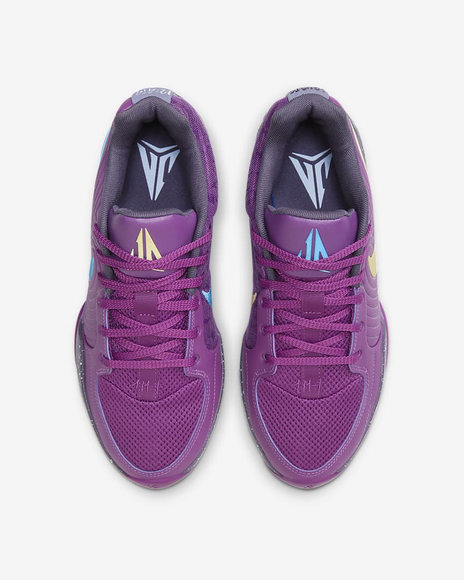 Ja 2 EP Basketball Shoes - Bold Berry/Light Lemon Twist/Dark Raisin/Baltic Blue