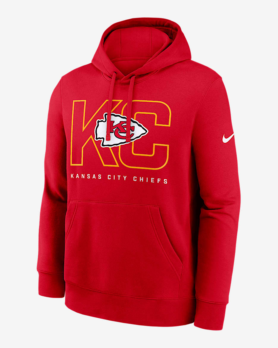 Kansas City Chiefs Busted Play Club Men's Nike NFL Pullover Hoodie - Red
