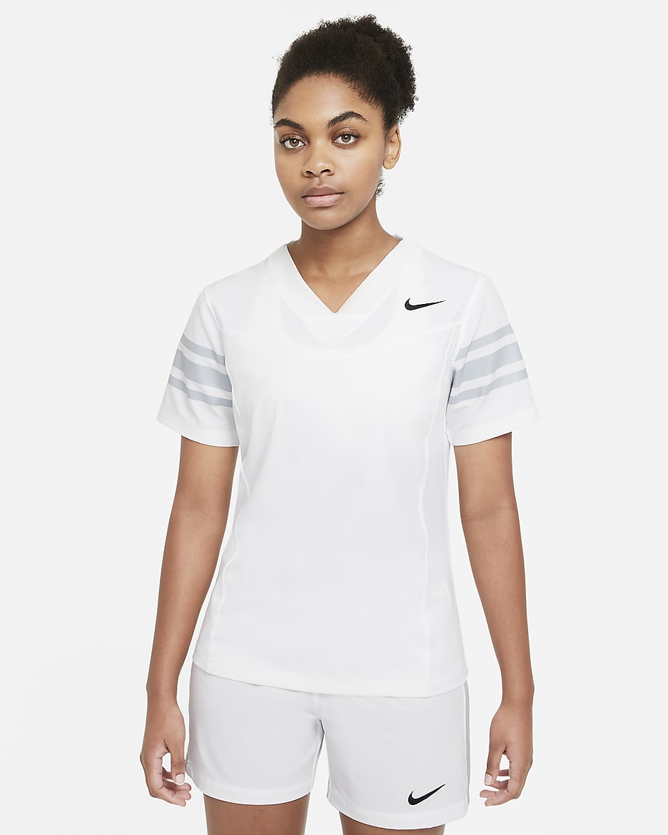 Nike Vapor Women's Flag Football Jersey (Stock) - Team White/Team Blue Grey/Team Black