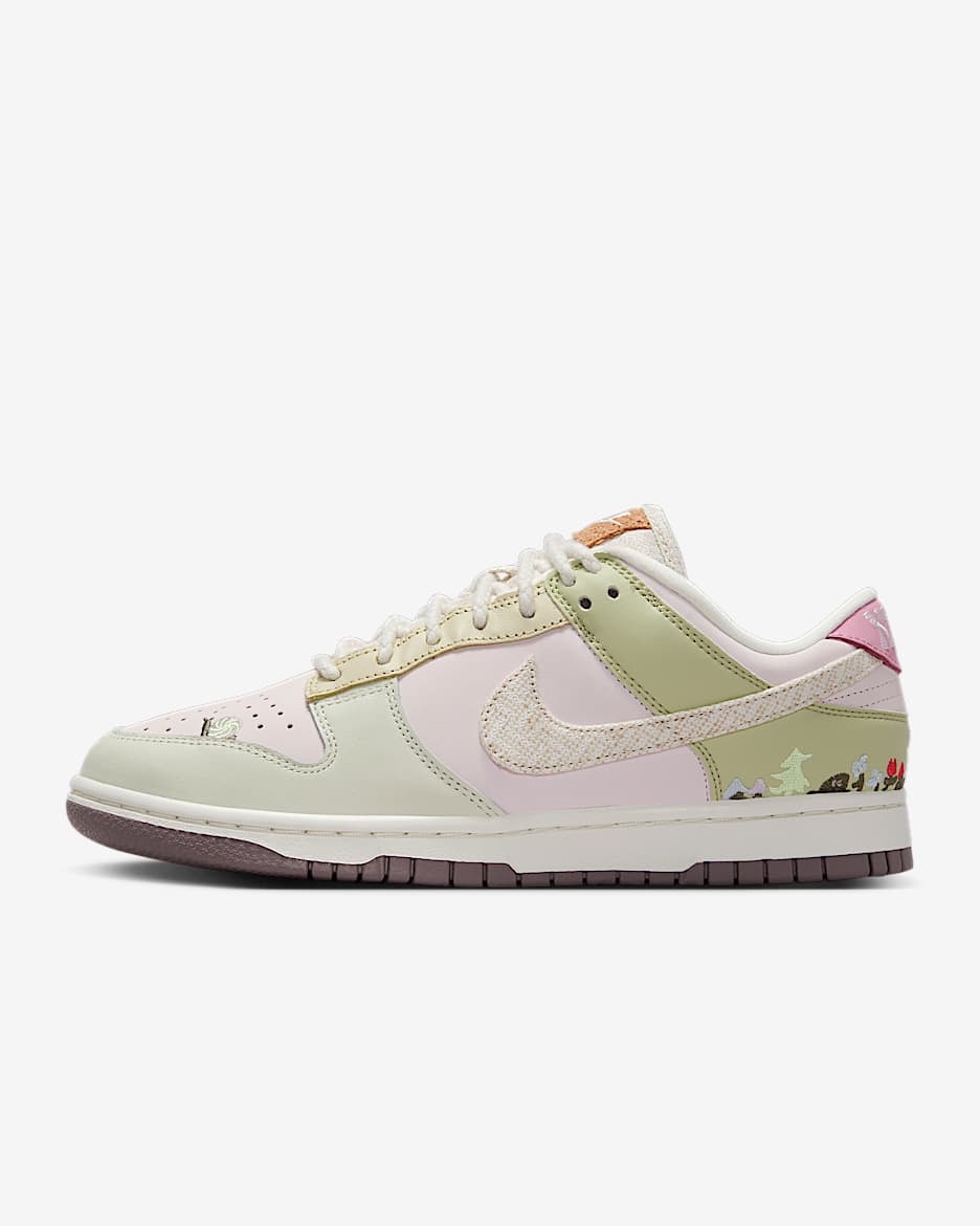 Tenis para mujer Nike Dunk Low LX - Rosa perla/Blanco/Aura oliva/Rosa elemental