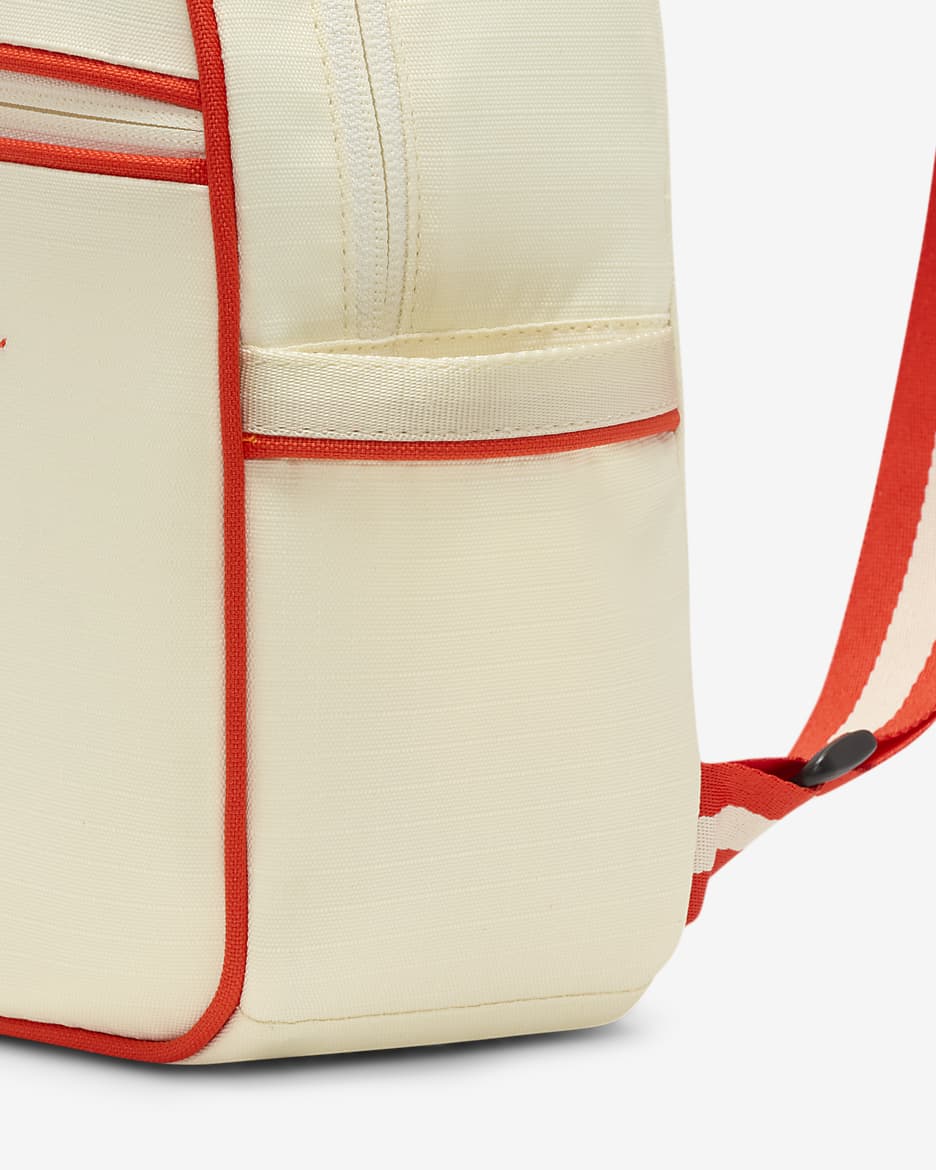 Nike Sportswear Futura 365 Mini Backpack (6L) - Coconut Milk/Picante Red/Black