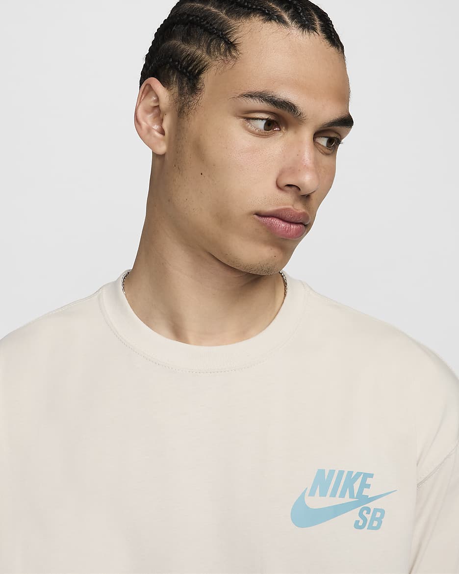 Nike SB Logo Skate T-Shirt - Light Orewood Brown