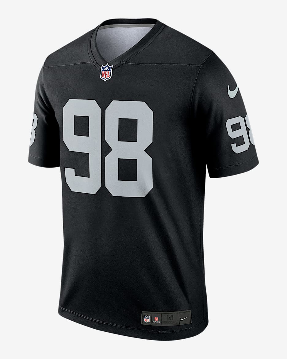 Maxx Crosby Las Vegas Raiders Men's Nike Dri-FIT NFL Legend Jersey - Black