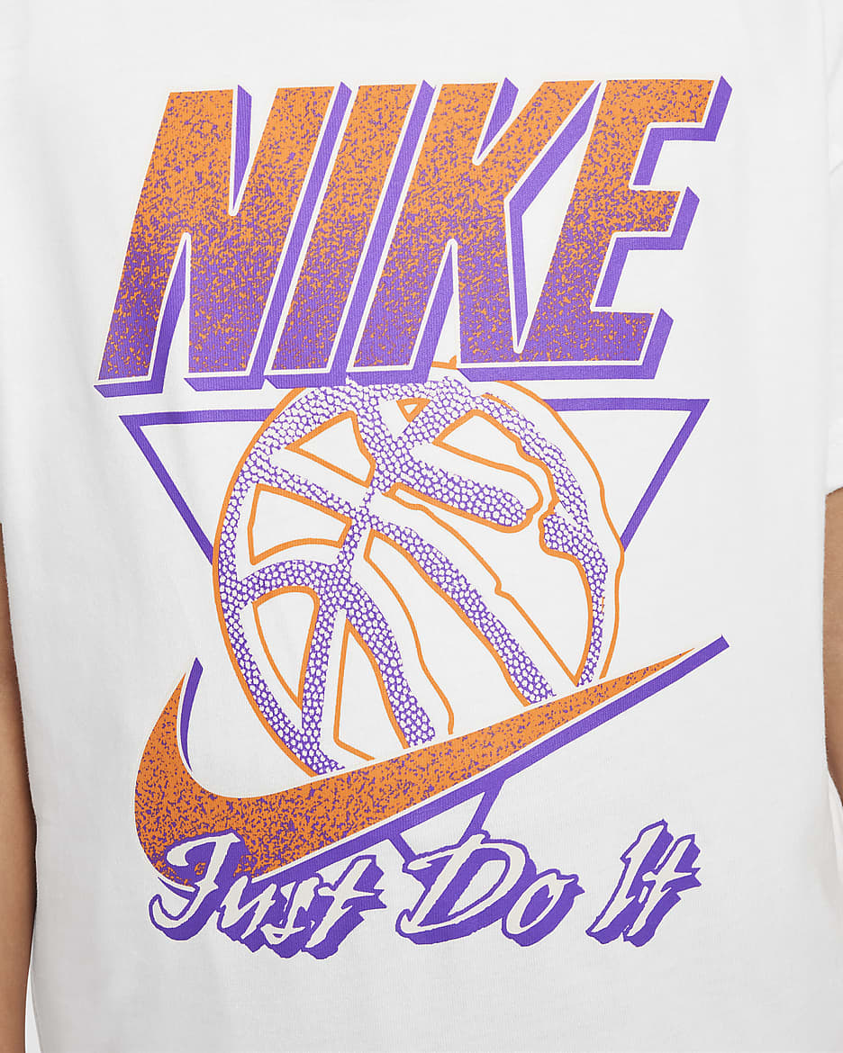 T-Shirt Nike Sportswear για μεγάλα κορίτσια - Λευκό