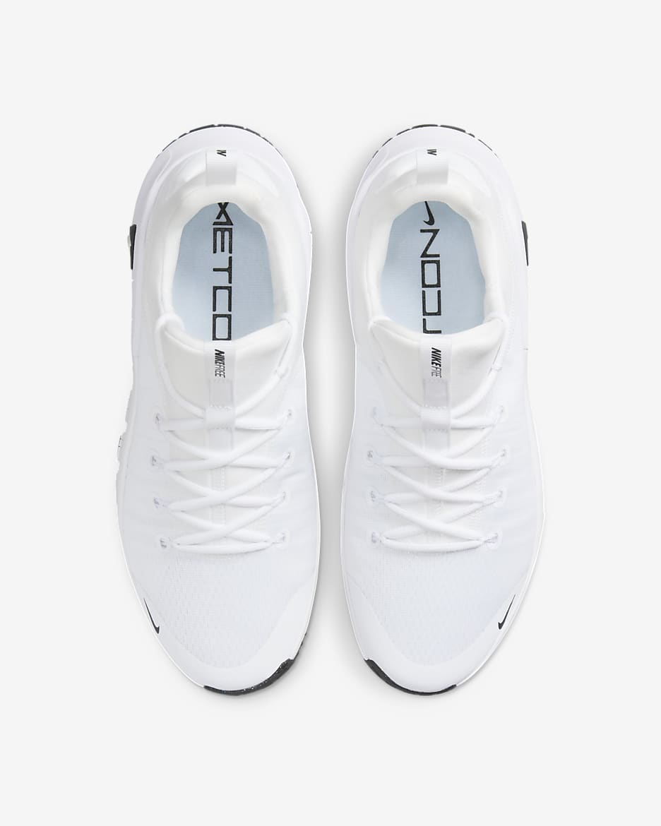 Nike Free Metcon 6 Men's Workout Shoes - White/White/Black