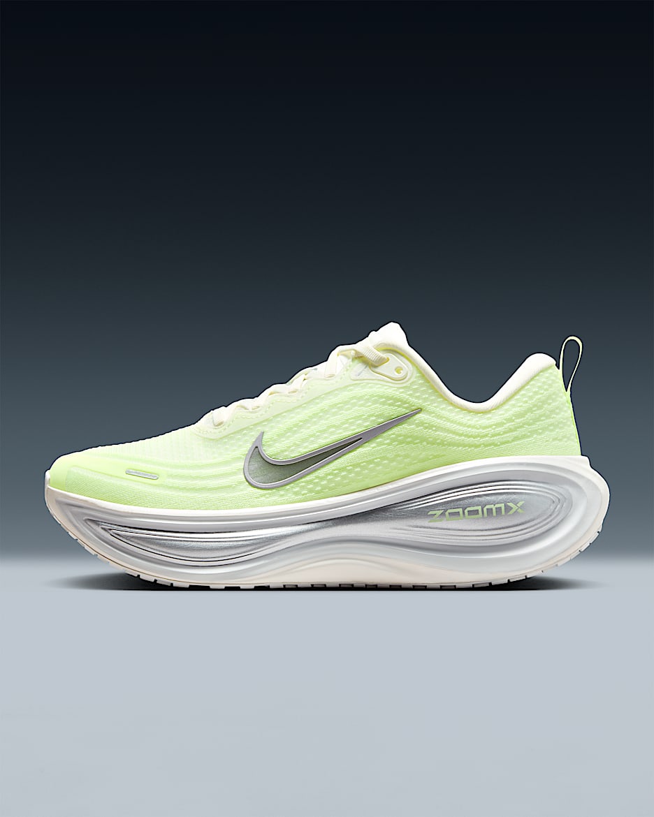 Nike Vomero Plus Women's Road Running Shoes - Sail/Barely Volt/Pure Platinum/Metallic Silver