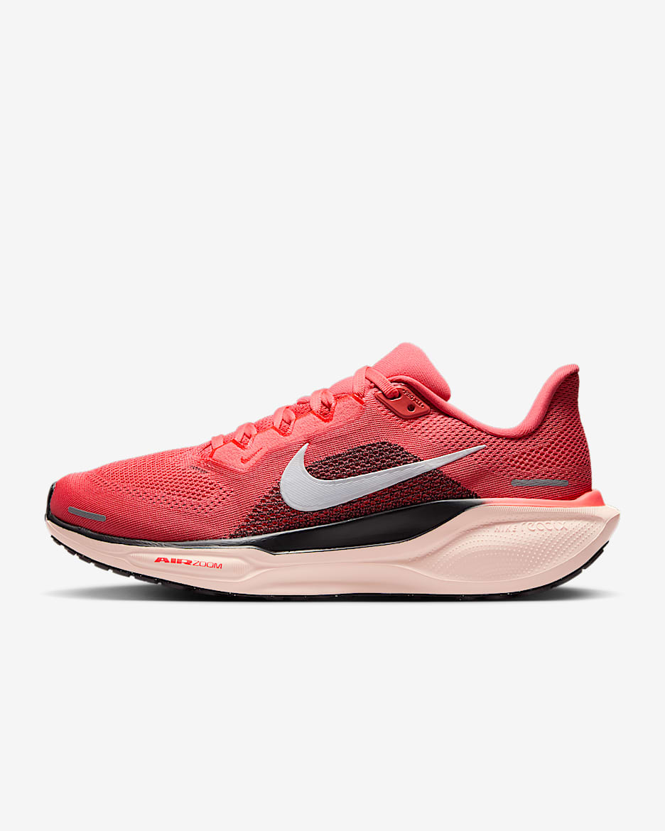 Nike Pegasus 41 Women's Road Running Shoes - Magic Ember/Black/Washed Coral/White