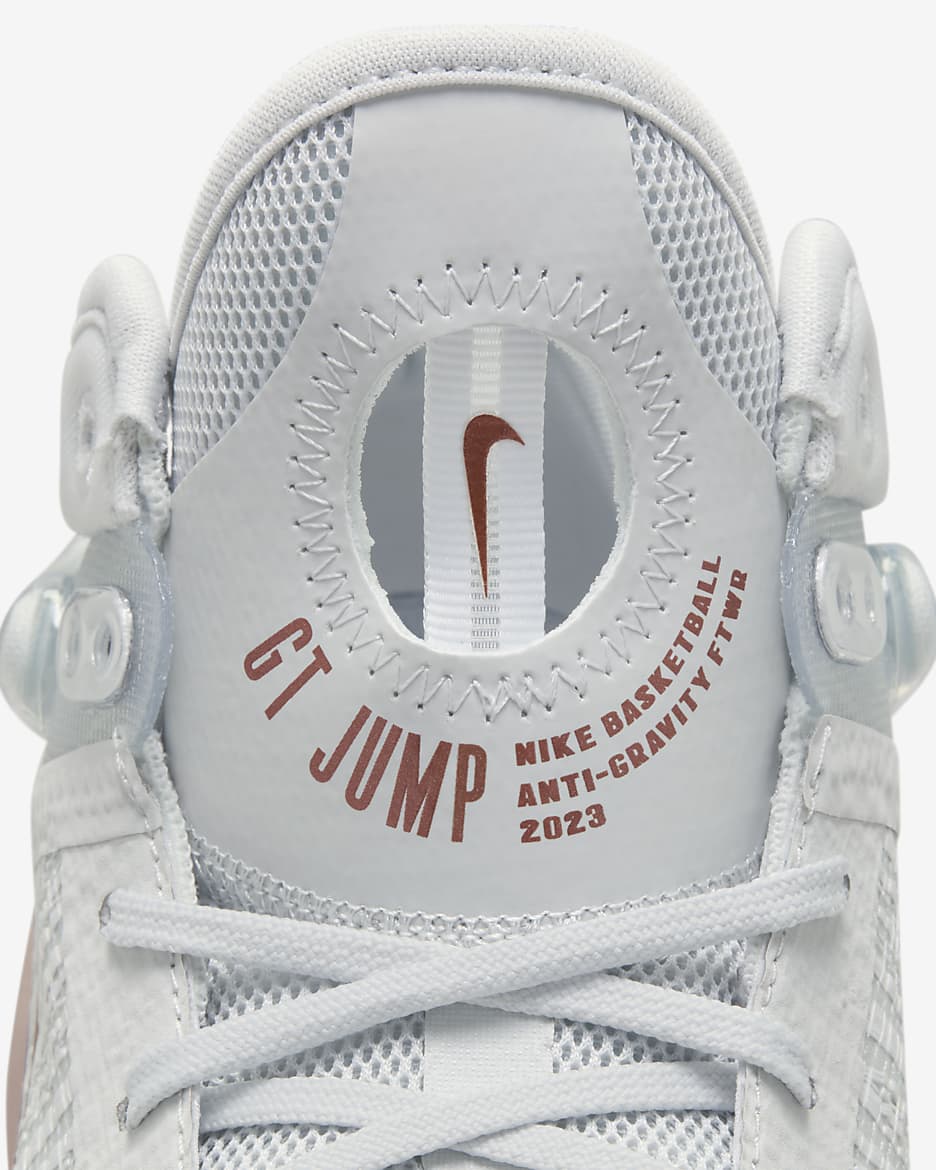 Nike G.T. Jump 2 Erkek Basketbol Ayakkabısı - Photon Dust/Taupe Grey/Wolf Grey/Metallic Red Bronze