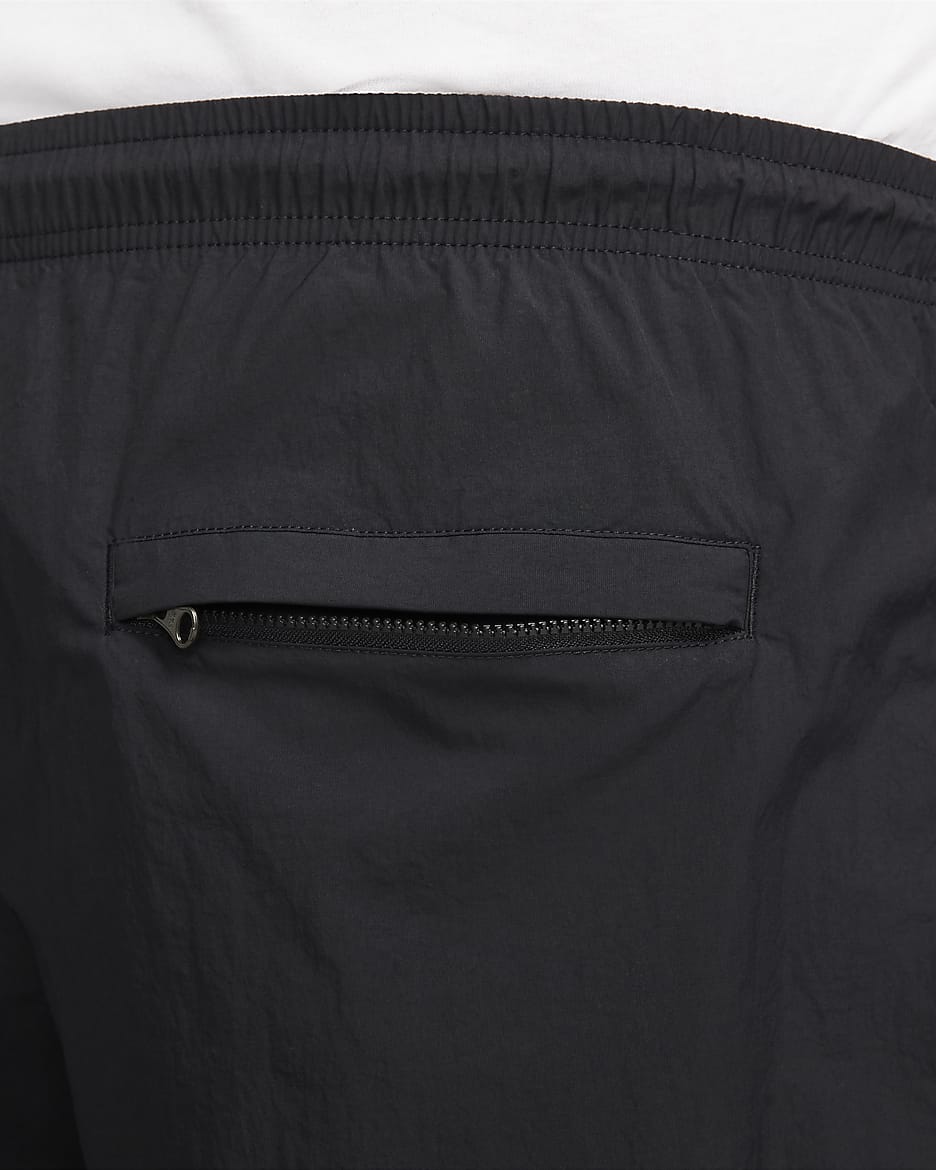 Nike Solo Swoosh Men's Woven Shorts - Black/White