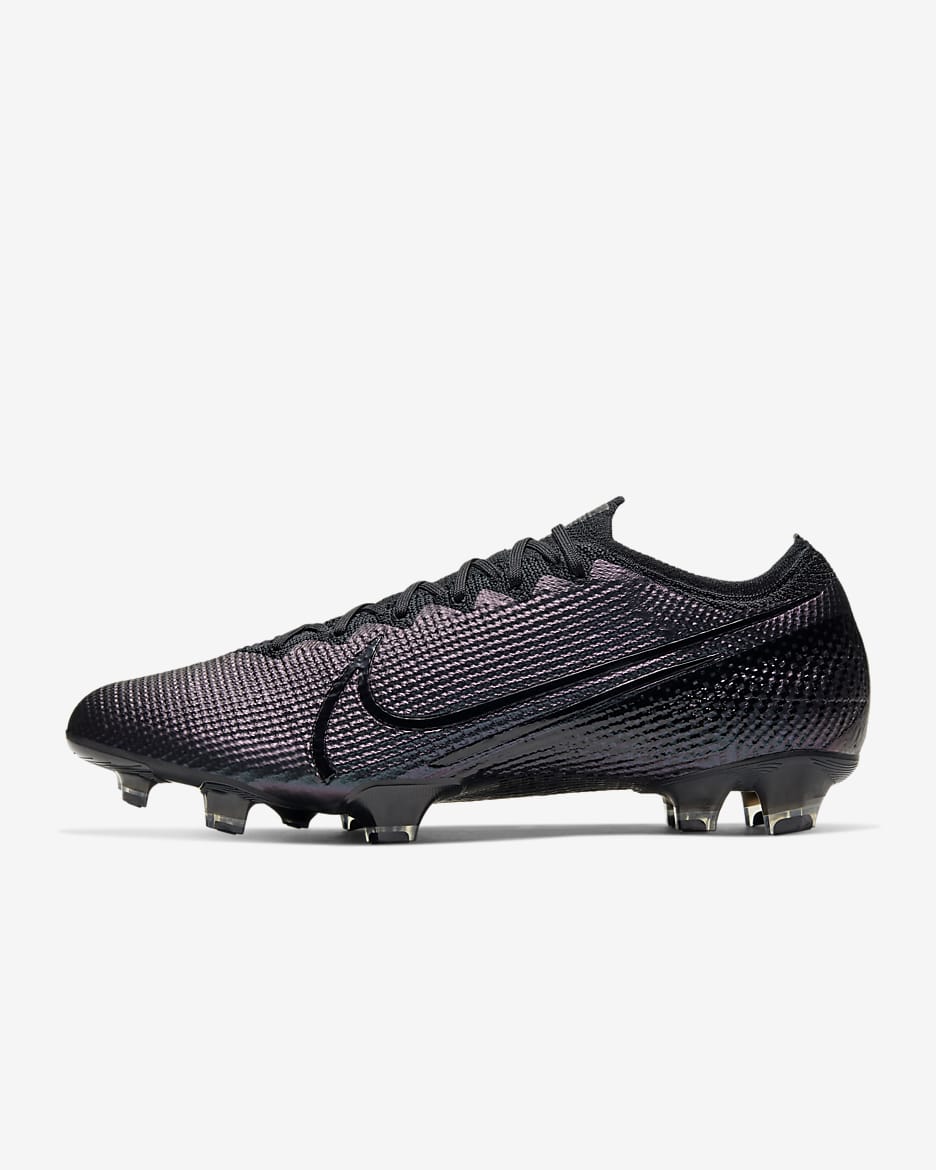 Chaussure de football à crampons pour terrain sec Nike Mercurial Vapor 13 Elite FG - Noir/Noir