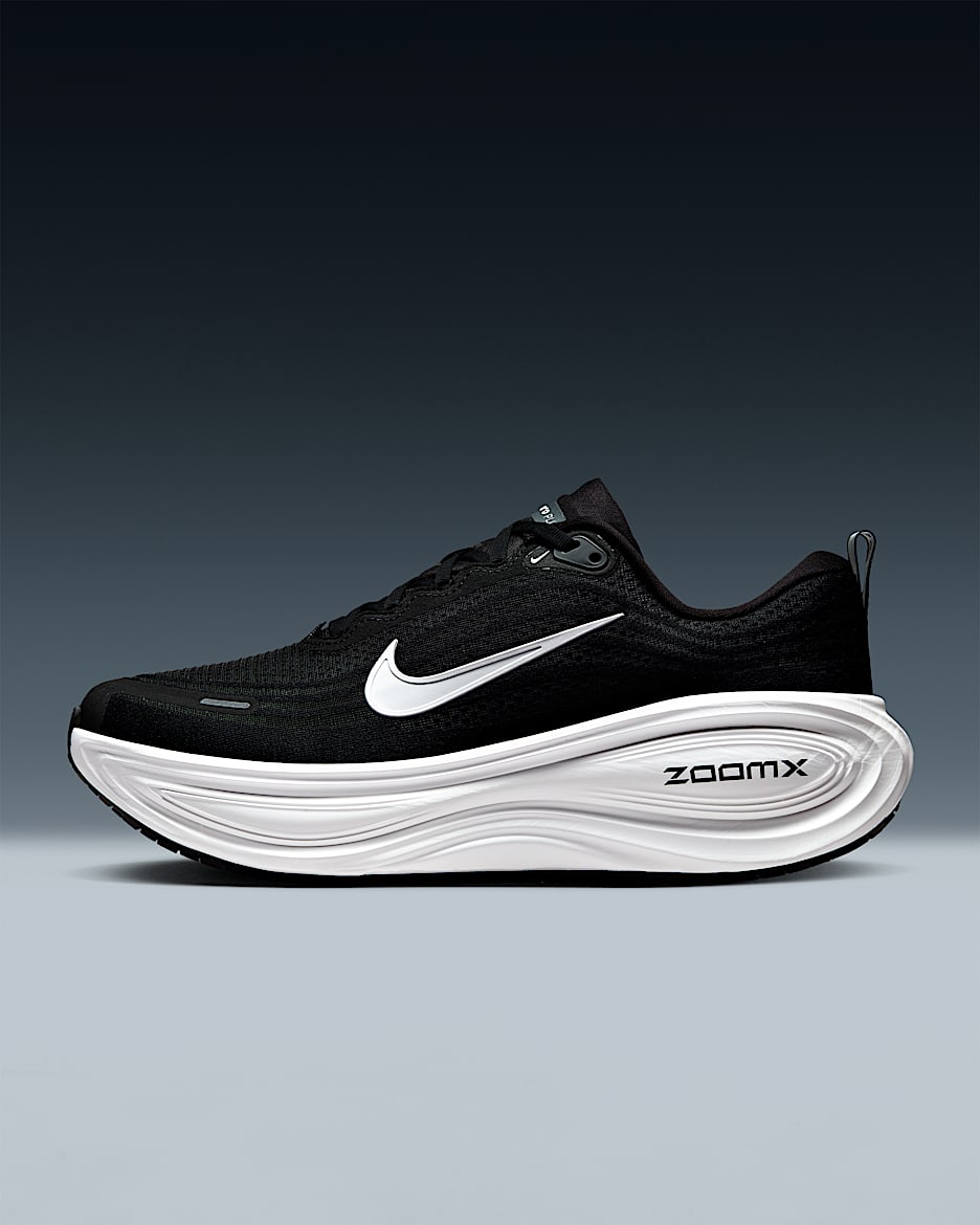 Nike Vomero Plus Men's Road Running Shoes (Extra Wide) - Black/Cool Grey/Metallic Dark Grey/White