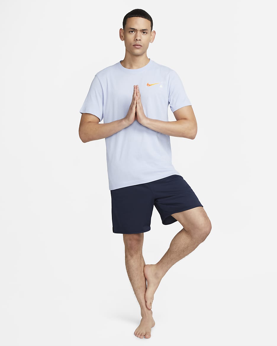 Nike Dri-FIT Totality 男款 7" 無襯裡短褲 - Obsidian/黑色/Obsidian/黑色