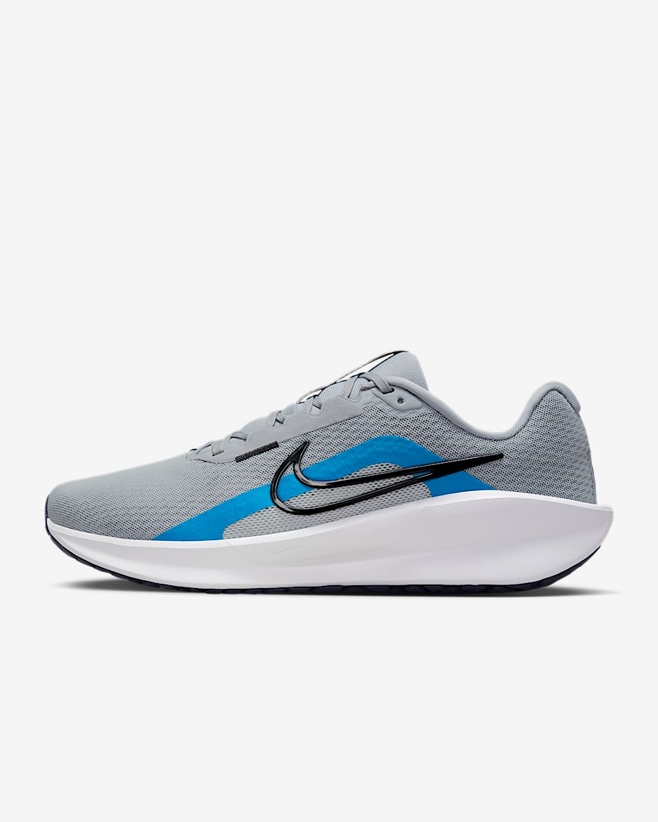 Nike Downshifter 13 Men's Road Running Shoes - Wolf Grey/Blue Hero/White/Black