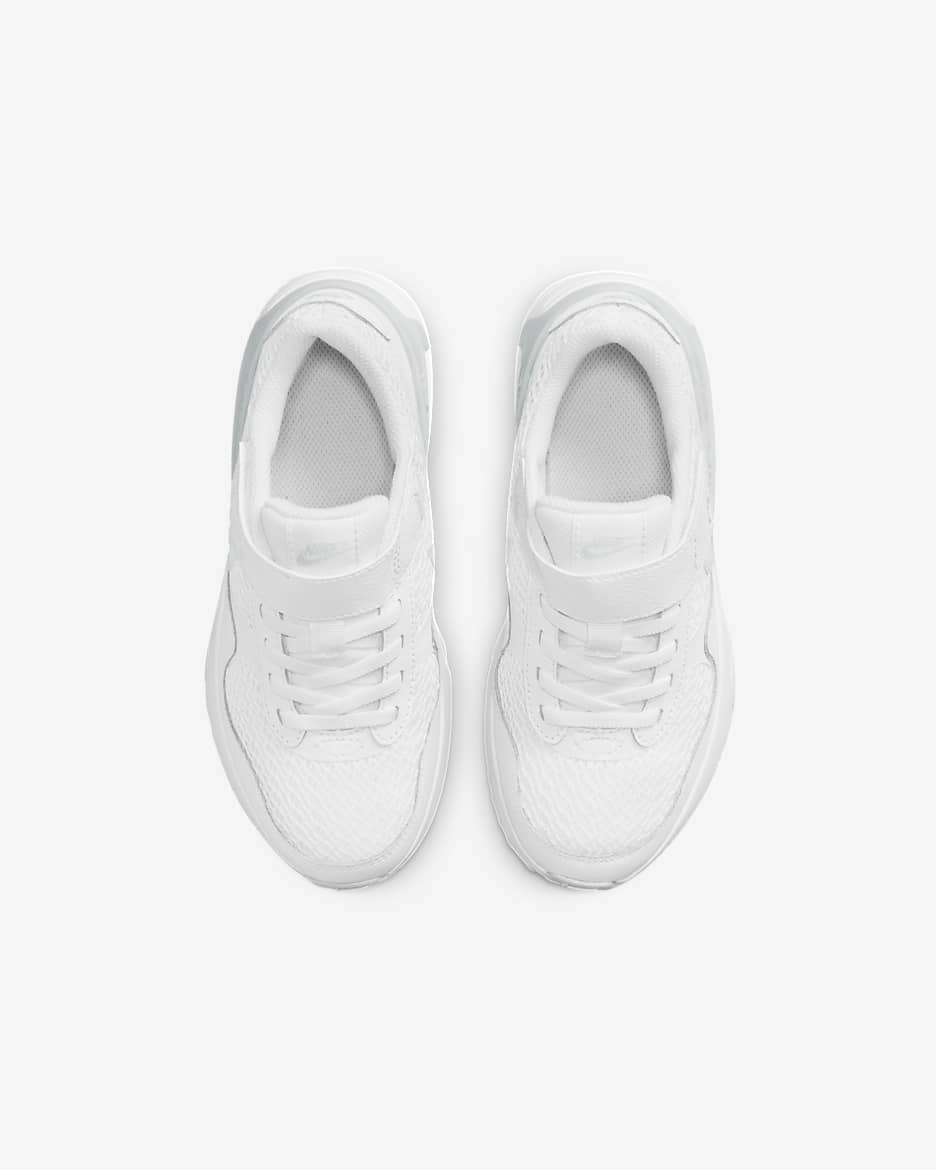 Nike Air Max SYSTM Younger Kids' Shoes - White/Pure Platinum/White