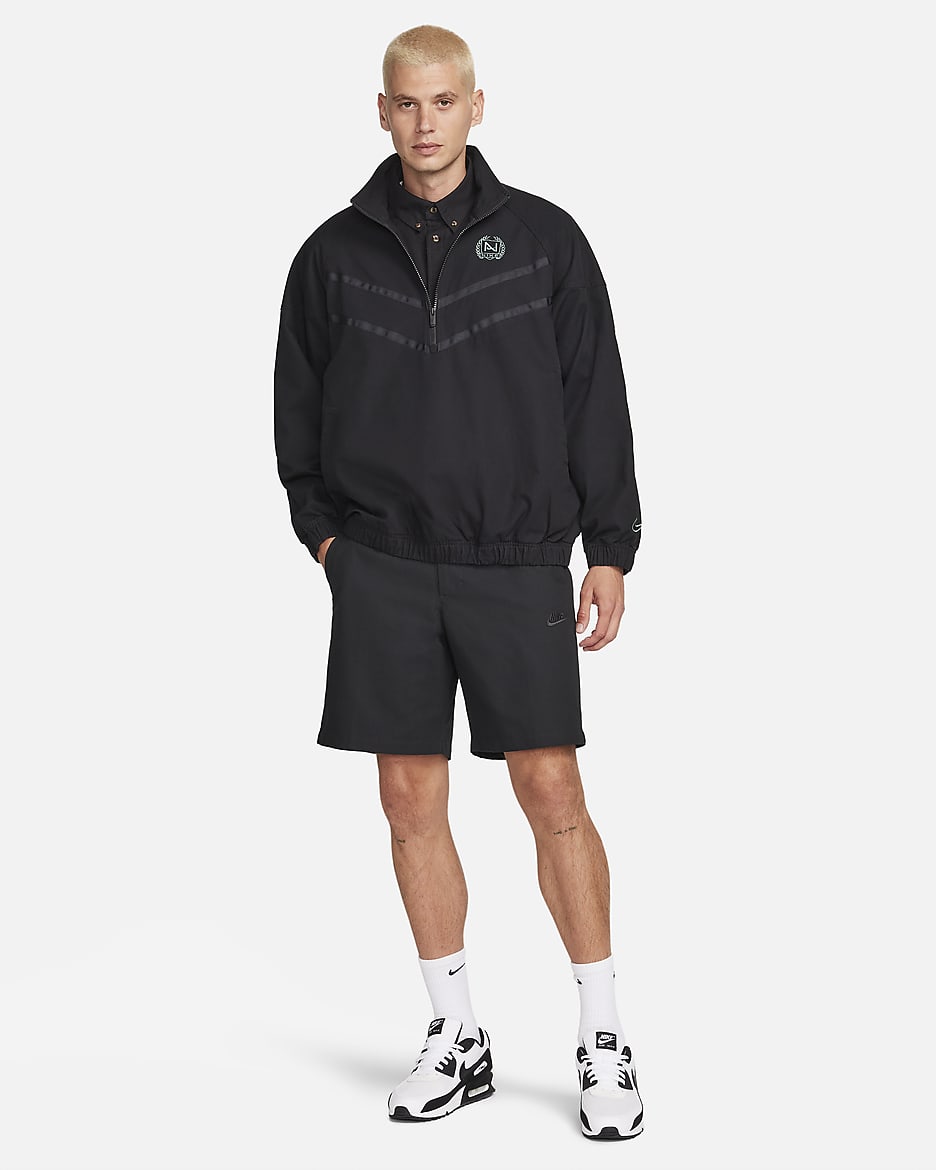 Nike Club Chino-shorts til herre - Svart/Svart