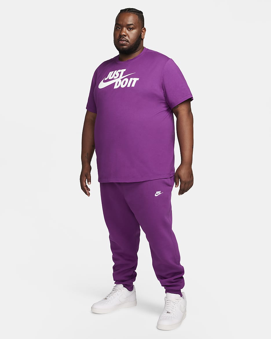 Joggers Nike Sportswear Club Fleece - Violeta viotech/Violeta viotech/Blanco