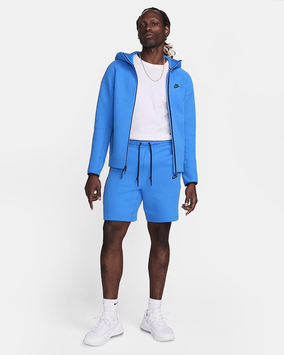 Nike Sportswear Tech Fleece Men's Shorts - Light Photo Blue/Black