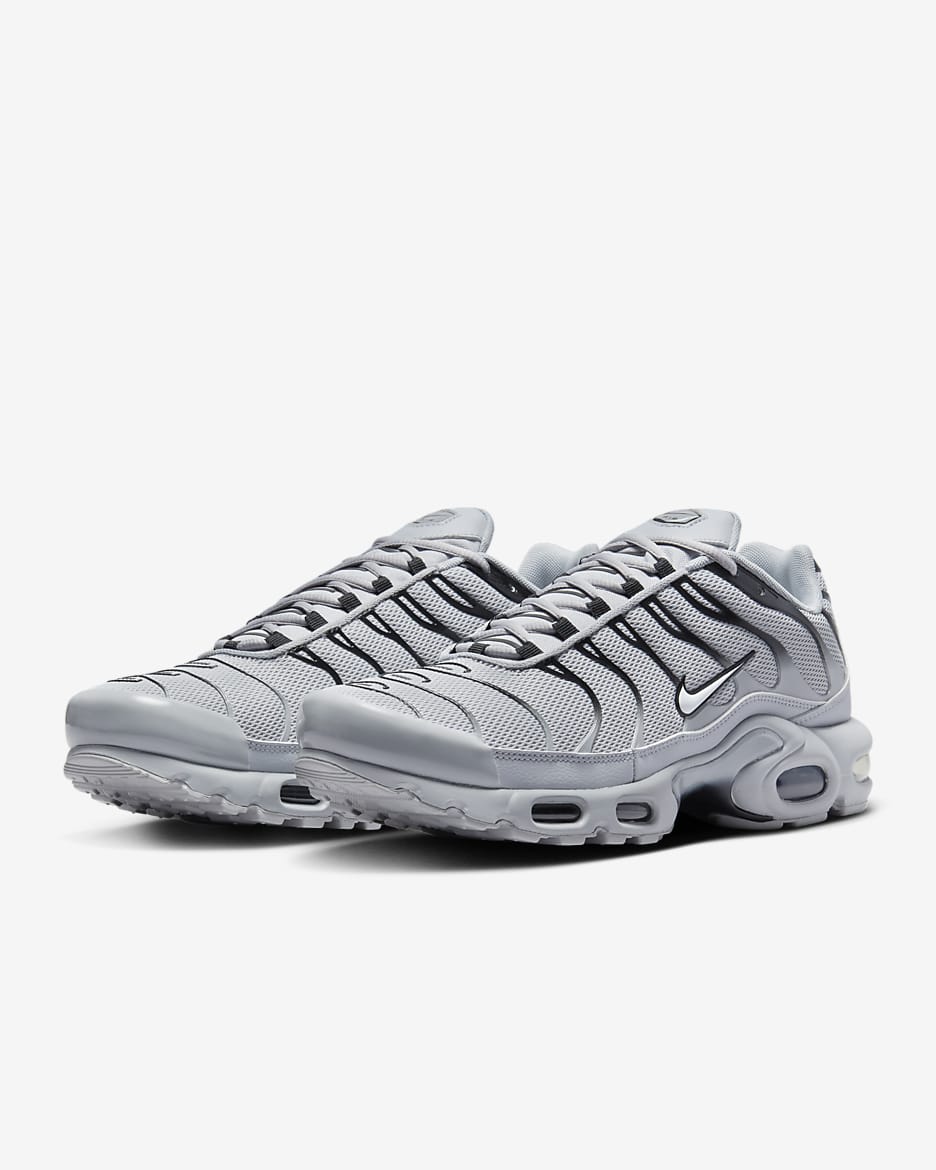 Nike Air Max Plus Men's Shoes - Wolf Grey/Black/White