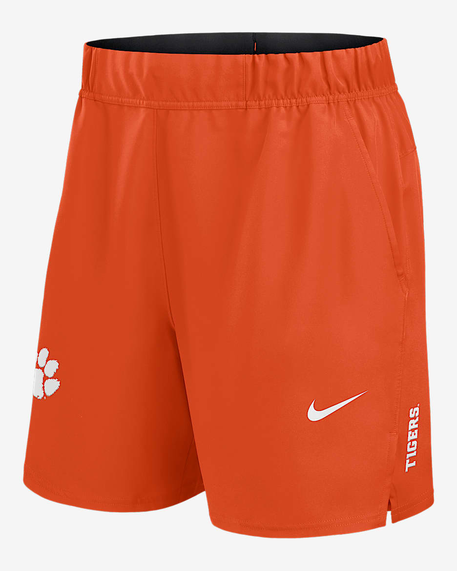 Clemson Primetime Victory Primary Logo Men’s Nike Dri-FIT College Shorts - Orange