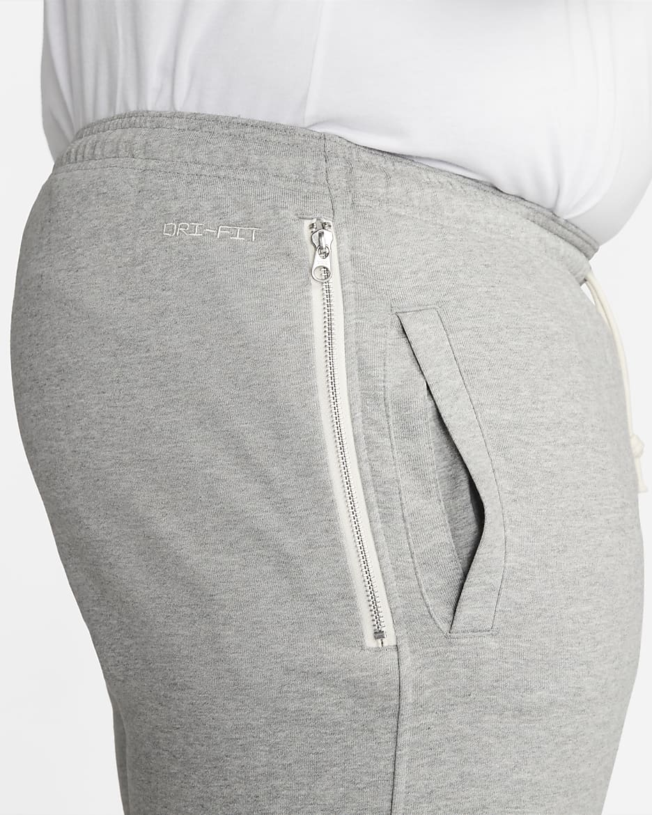 Nike Standard Issue Men's Dri-FIT Basketball Pants - Dark Grey Heather/Pale Ivory