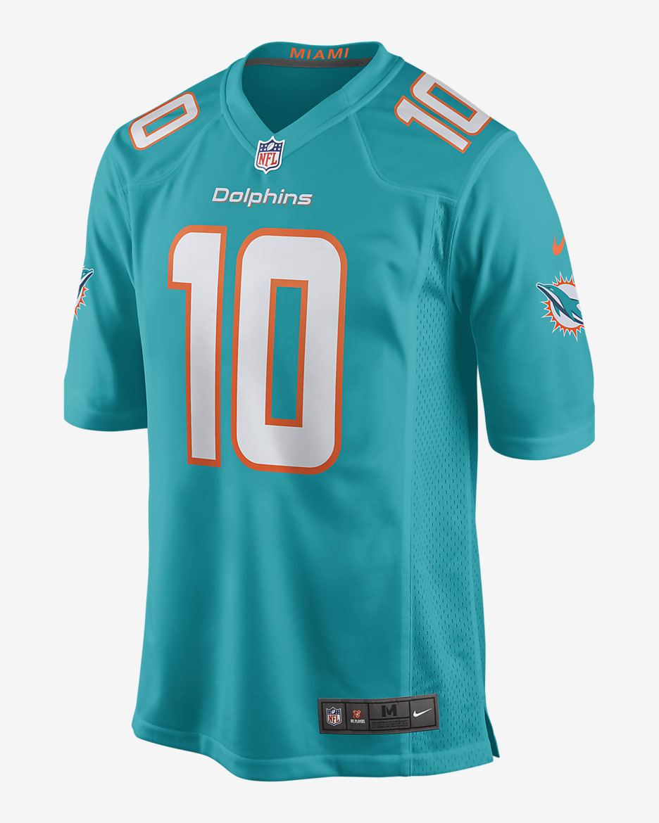 NFL Miami Dolphins (Tyreek Hill) Men's Game Football Jersey - Aqua