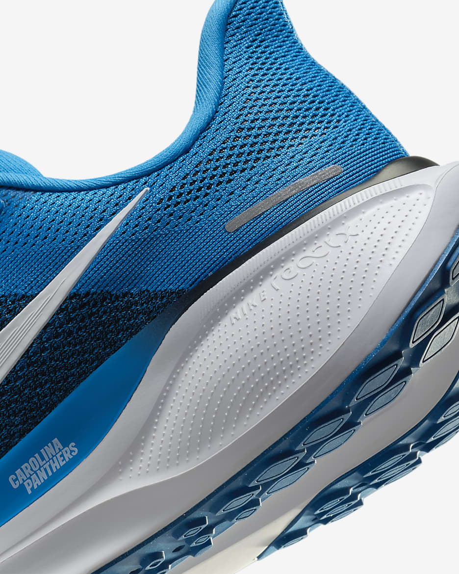 Tenis de correr en pavimento para hombre Nike Pegasus 41 NFL Carolina Panthers - Azul Neptuno/Blanco/Negro/Blanco