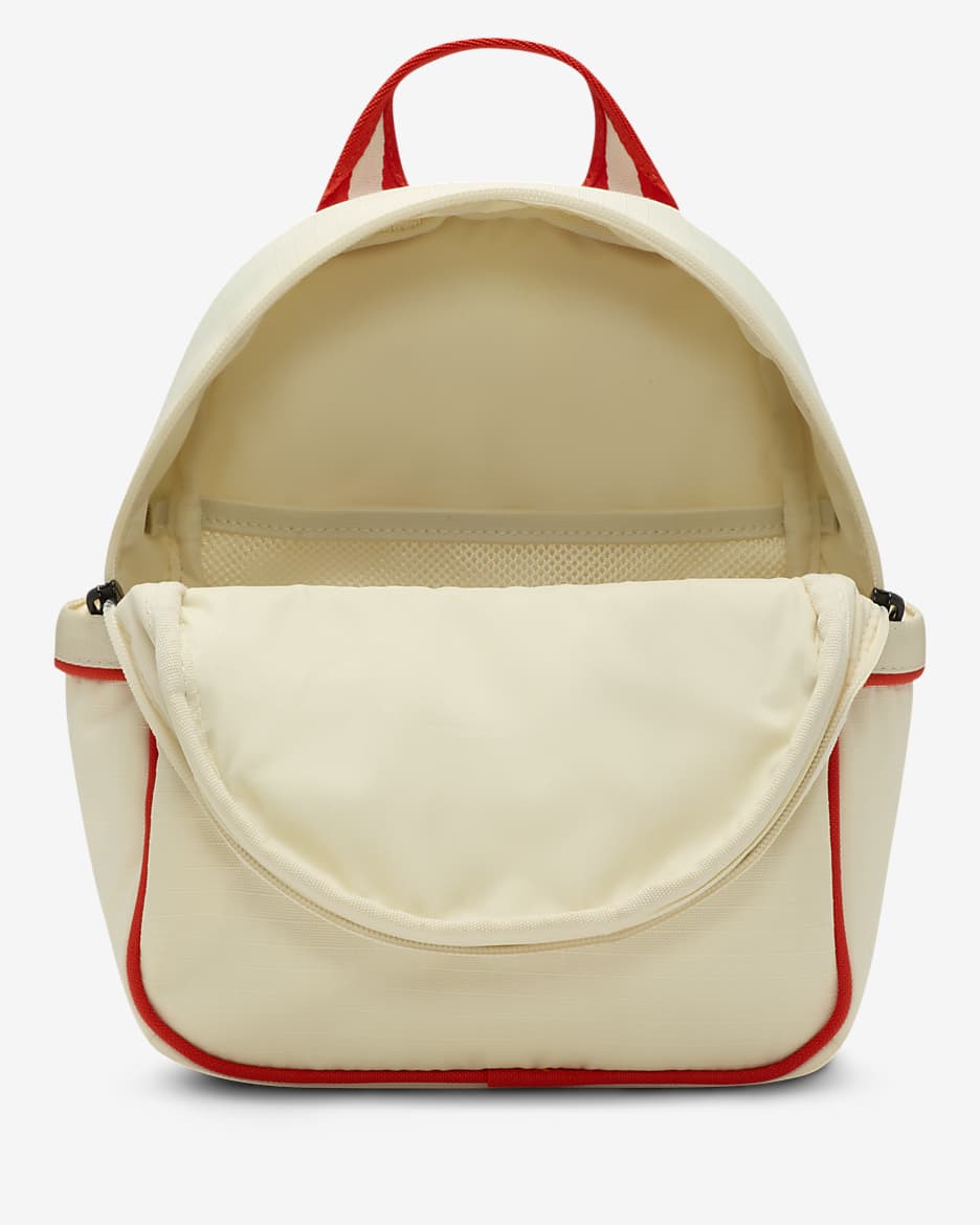 Nike Sportswear Futura 365 Mini Backpack (6L) - Coconut Milk/Picante Red/Black