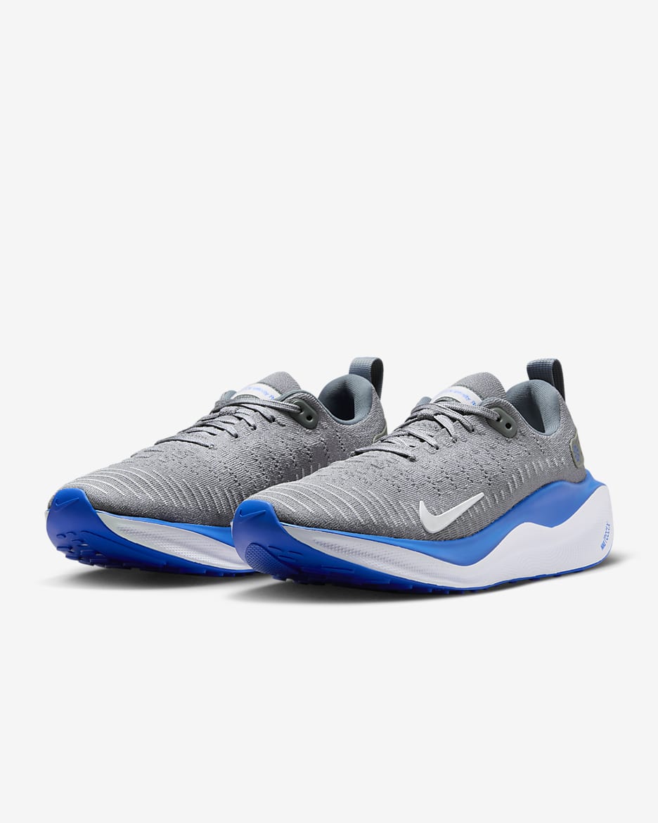 Nike InfinityRN 4 (Team) Women's Road Running Shoes - Cool Grey/Game Royal/White