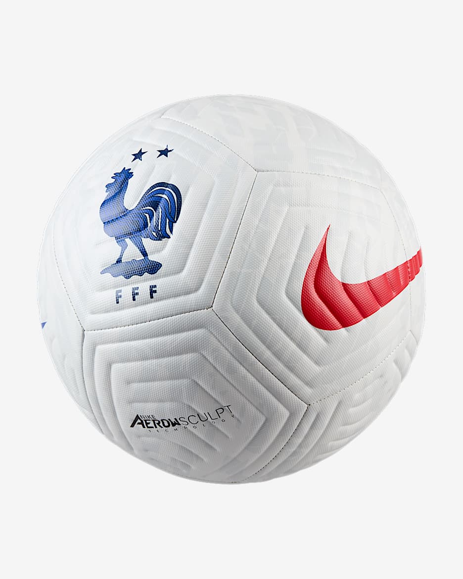 France 2025/2026 Nike Academy Ball - White/Pure Platinum/University Red