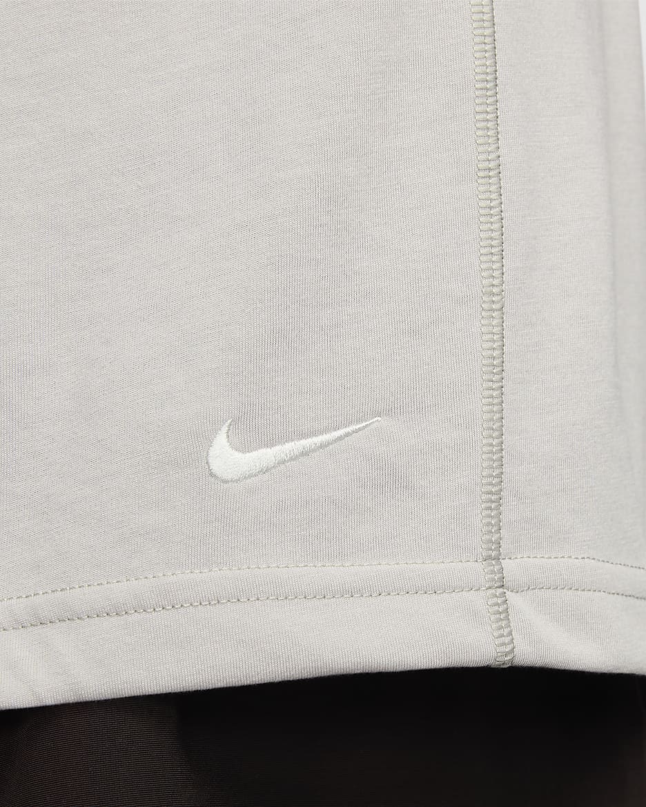 Męska koszulka z długim rękawem i ochroną przed promieniowaniem UV Dri-FIT ADV Nike ACG „Goat Rocks” - Light Iron Ore/Summit White