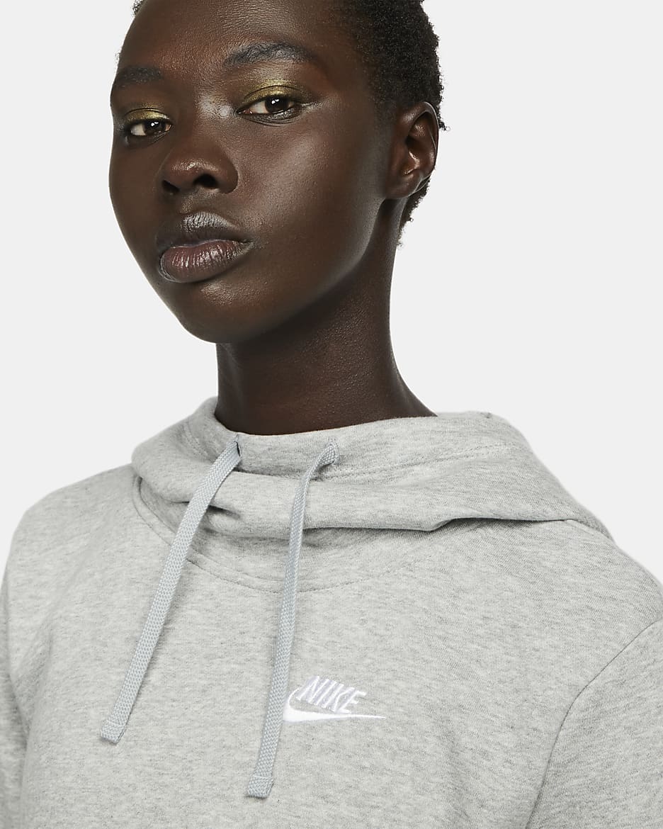 nike women's metallic rally hoodie