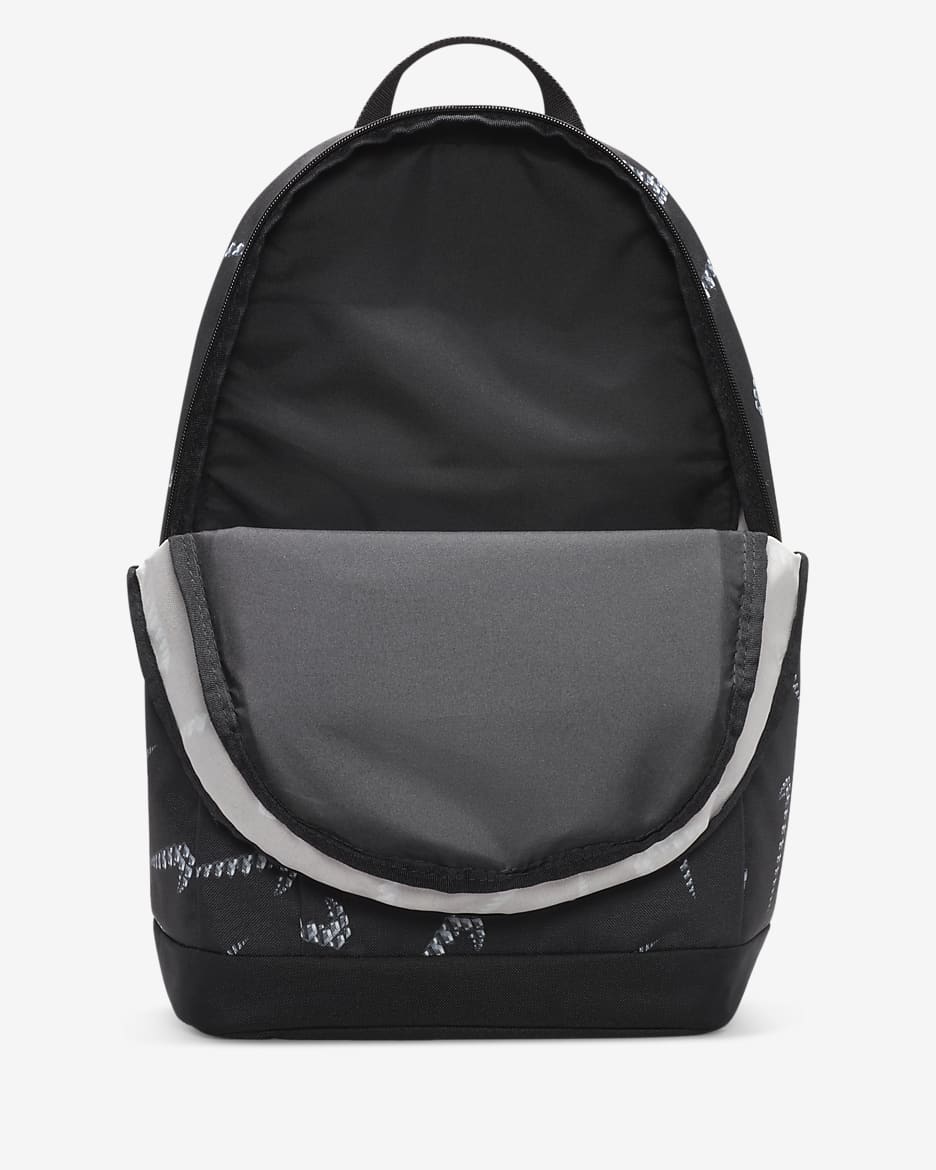 Nike Backpack (21L) - Black/Black/White