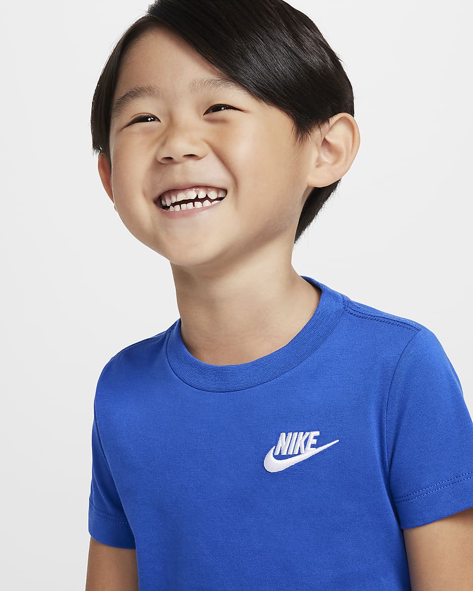 Conjunto de shorts de tejido Knit infantil Nike Club - Royal juego