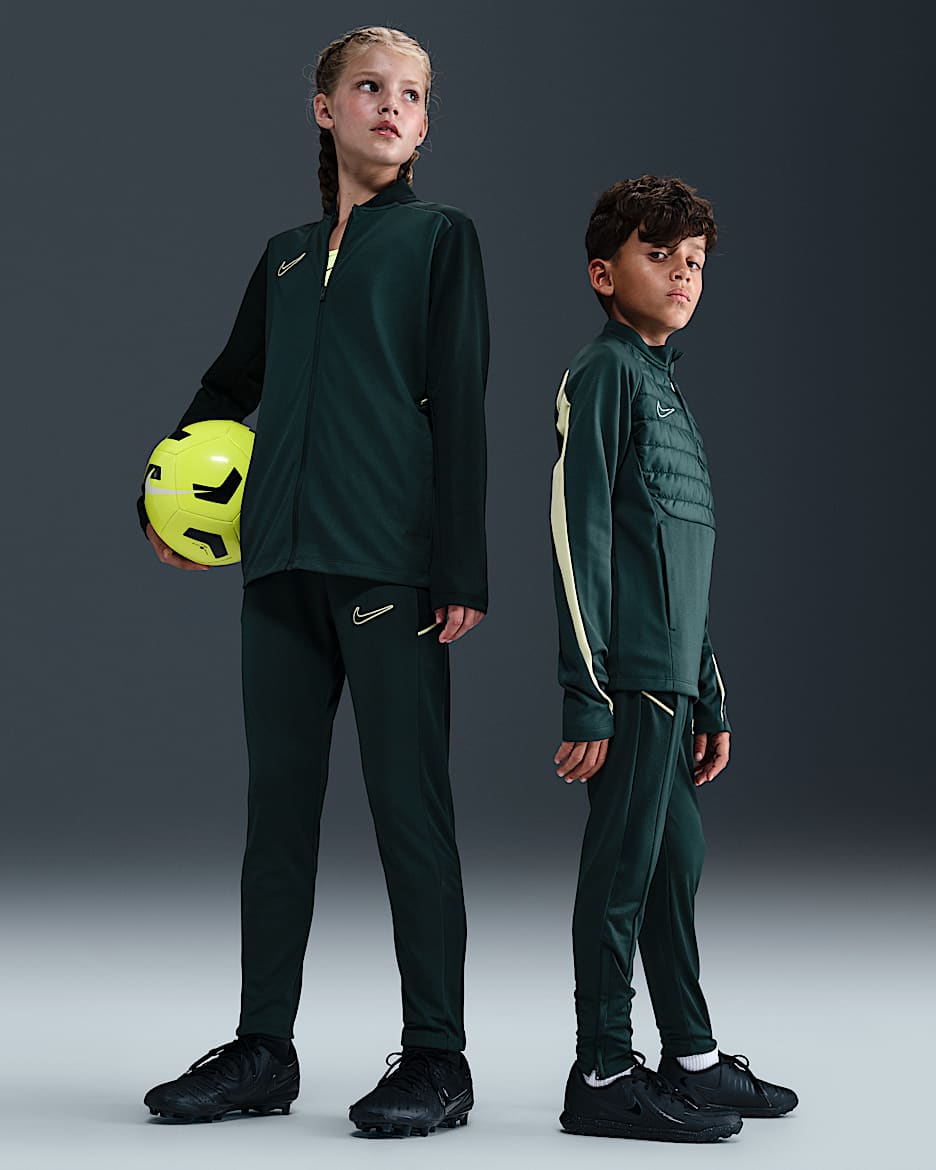 Nike Academy Older Kids' Dri-FIT Football Pants - Seaweed/Black/Limelight
