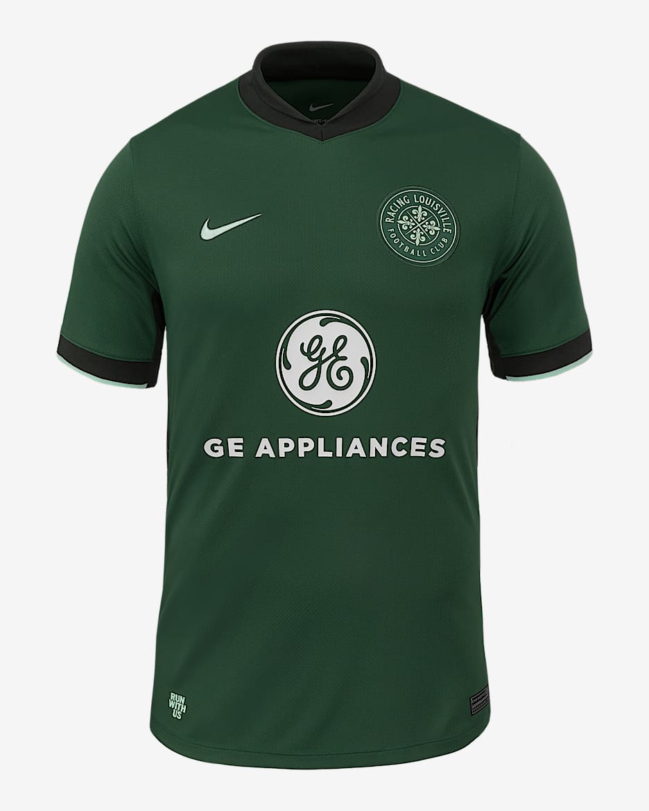 Racing Louisville FC 2025 Stadium Away Men's Nike Dri-FIT NWSL Replica Jersey - Fir/Night Forest
