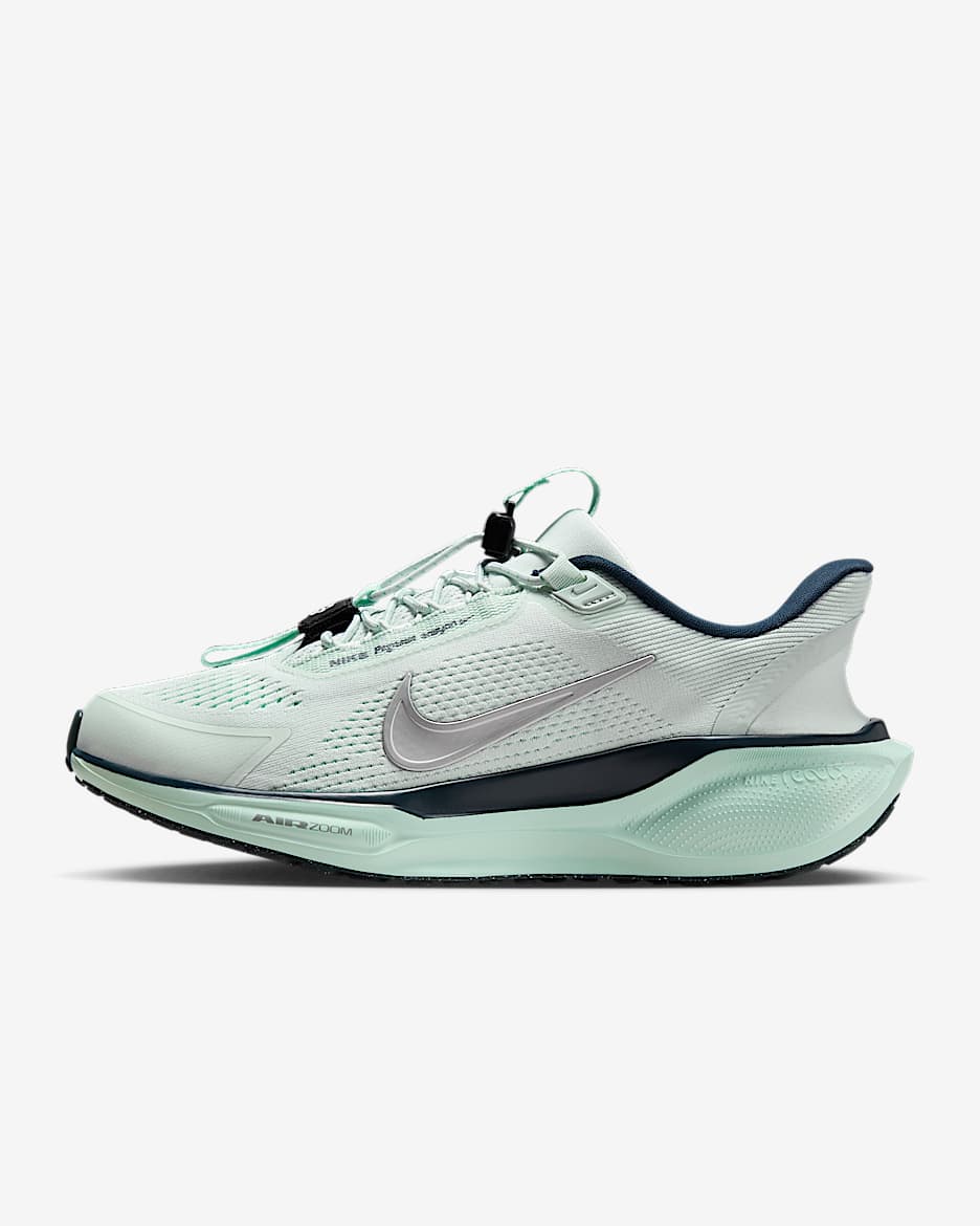 Nike Pegasus EasyOn Women's Road Running Shoes - Ghost Aqua/Mint Foam/Armoury Navy/Metallic Silver