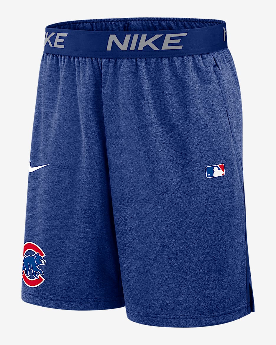 Shorts Nike Dri-FIT de la MLB para hombre Chicago Cubs Authentic Collection - Royal