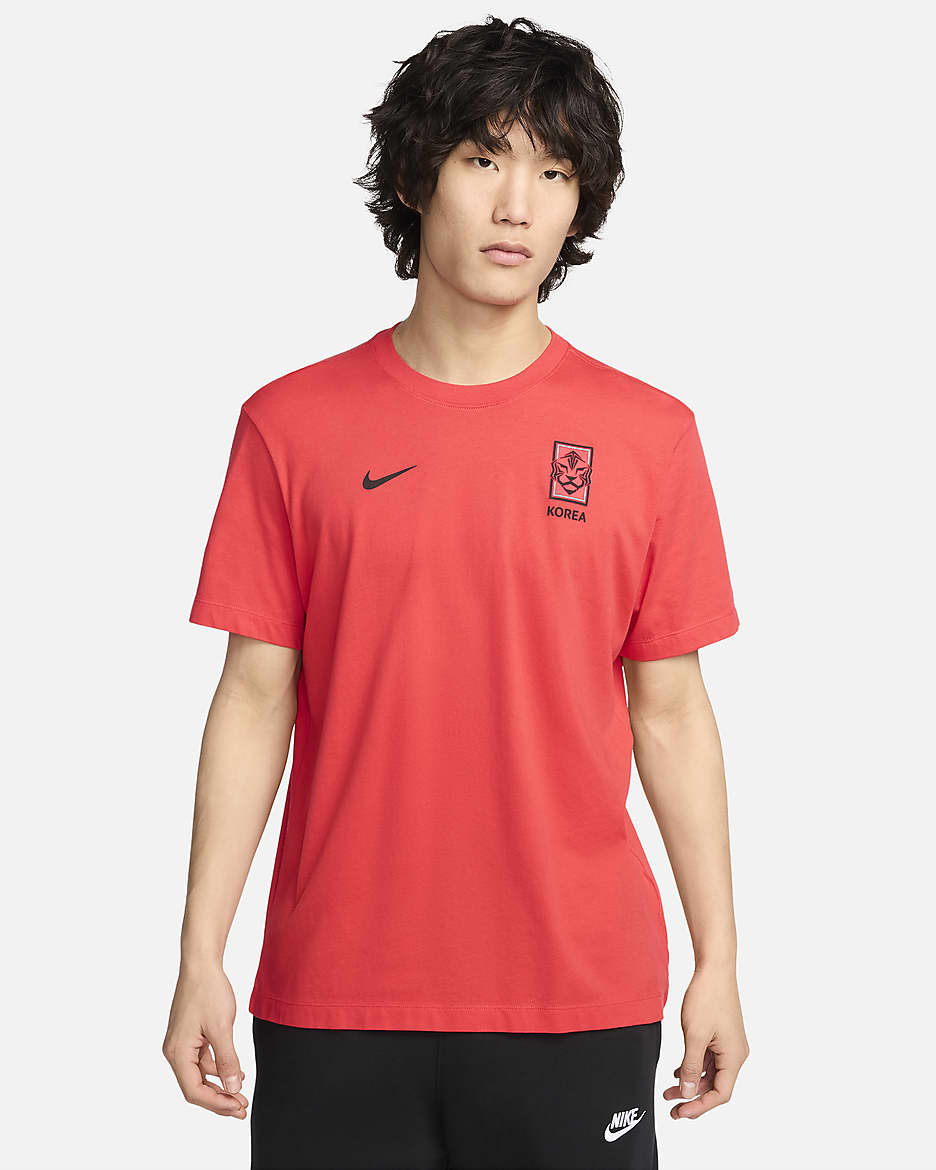 Korea Essential Men's Nike Football T-Shirt - Global Red