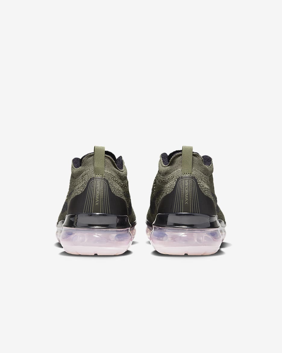 Nike Air VaporMax 2023 Flyknit Men's Shoes - Medium Olive/Pink Oxford/Black/Black