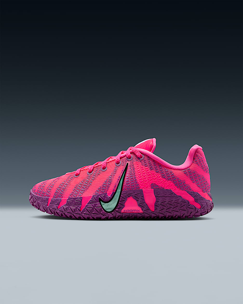 Ja 3 "Price of Admission" Big Kids' Basketball Shoes - Hyper Pink/Black/Viotech/Mint Foam