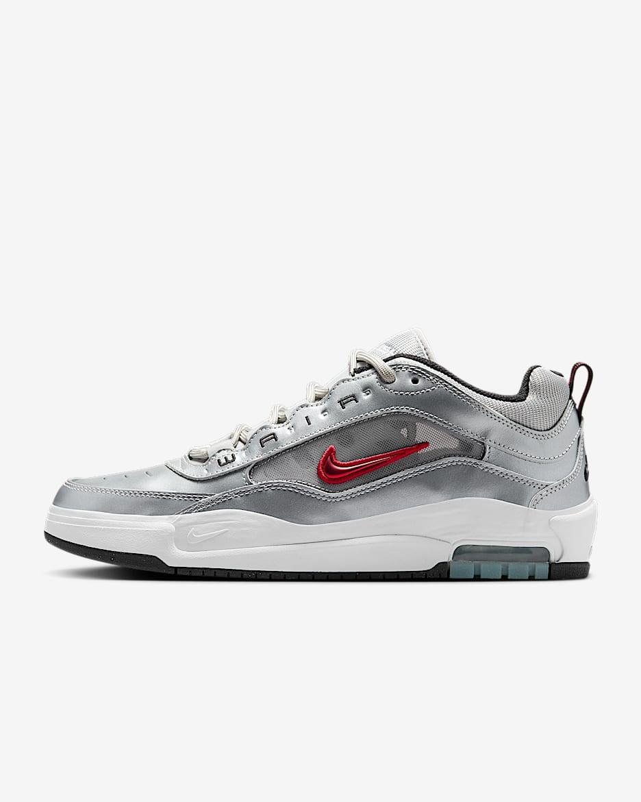 Tenis para hombre Nike Air Max Ishod Premium - Plata metalizado/Plata metalizado/Blanco/Rojo universitario