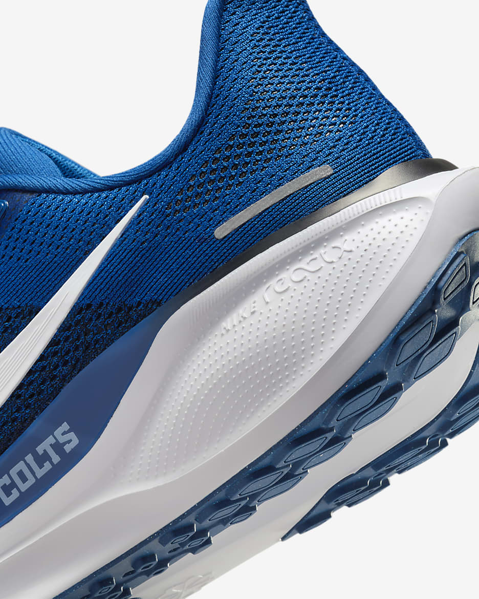 Tenis de correr en pavimento para hombre Nike Pegasus 41 NFL Indianapolis Colts - Azul gimnasio/Blanco/Negro/Blanco