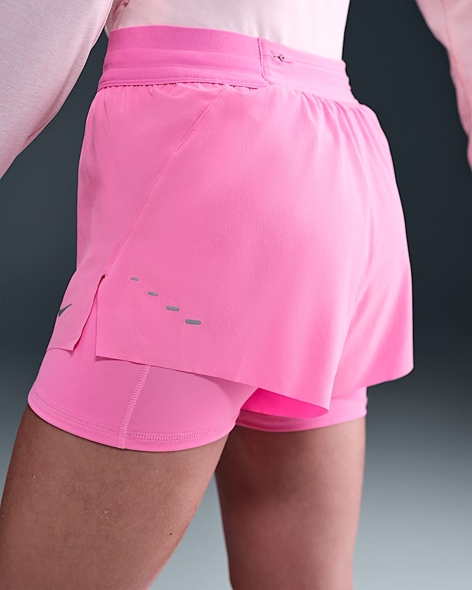 Nike Swift Women's Dri-FIT Mid-Rise 2-in-1 Running Shorts