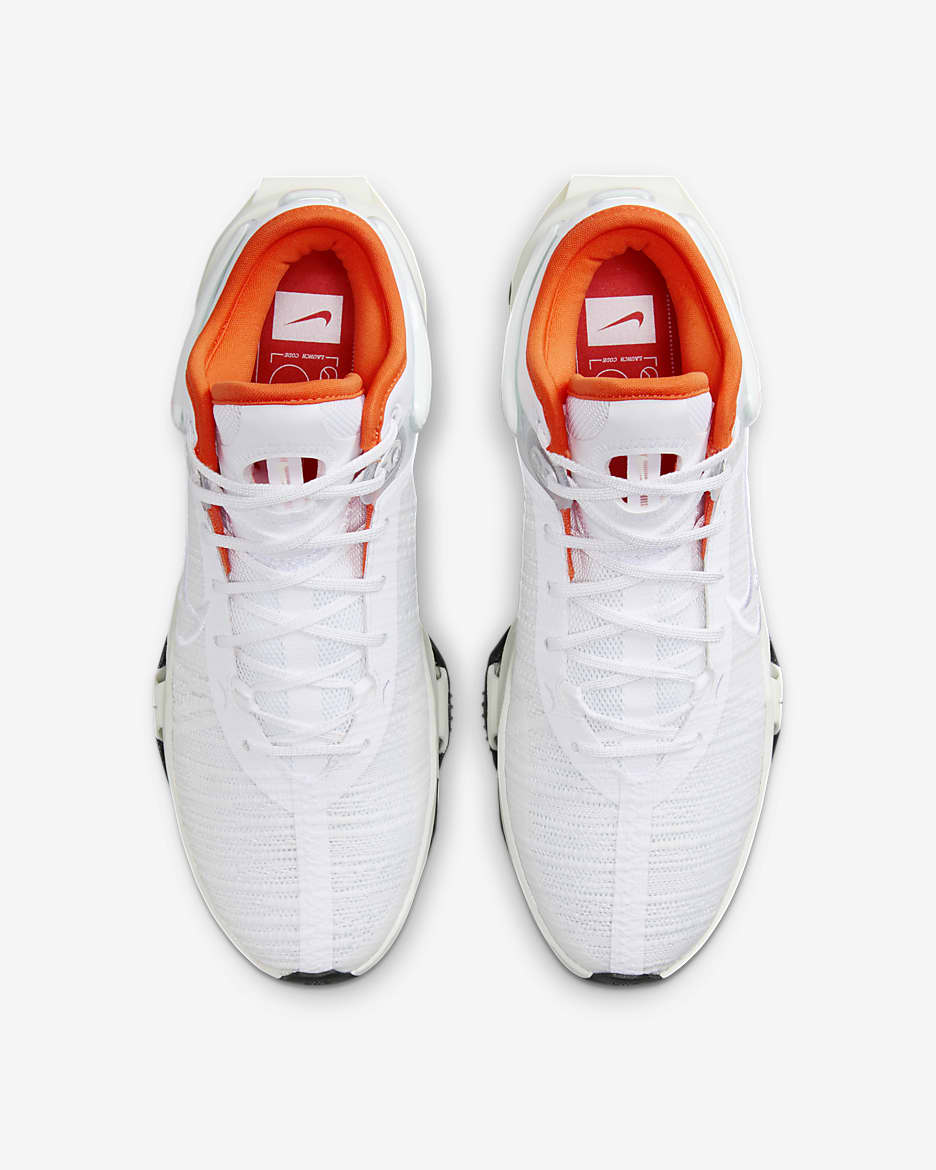 Tenis de básquetbol para hombre Nike G.T. Jump 2 - Blanco/Vela/Naranja seguridad/Blanco