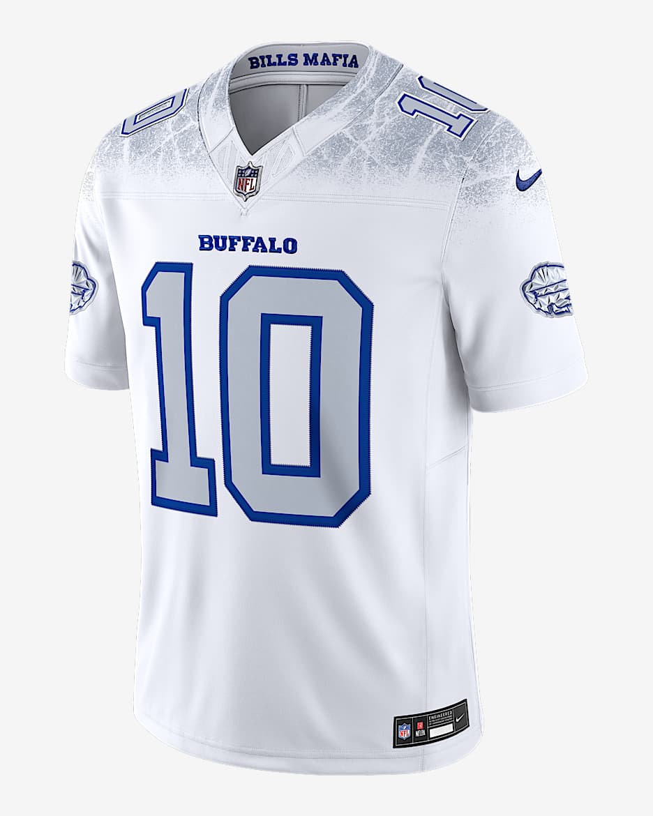 Jersey Nike Dri-FIT de la NFL Limited para hombre Khalil Shakir Buffalo Bills Rivalries Collection - Blanco