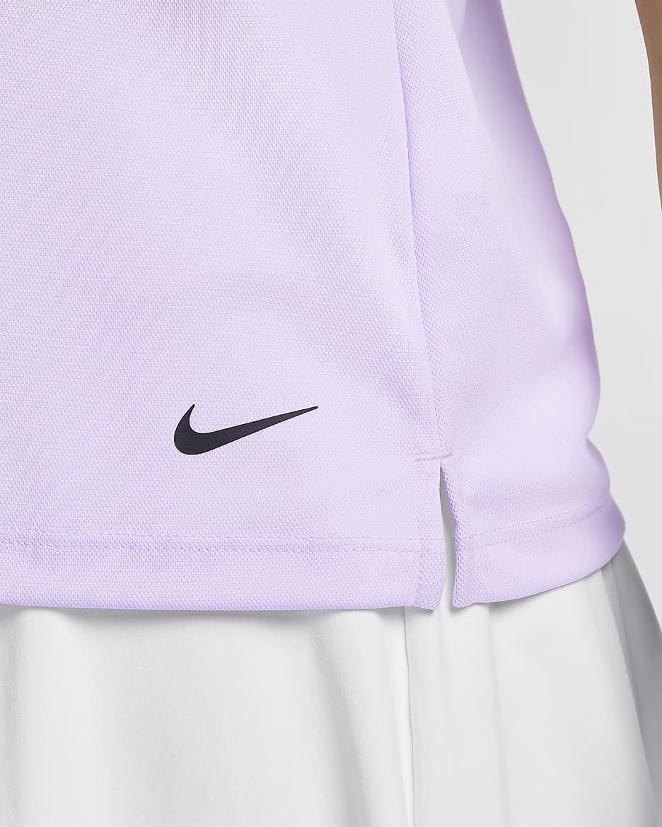 Nike Dri-FIT Victory Women's Golf Polo - Violet Mist/Black