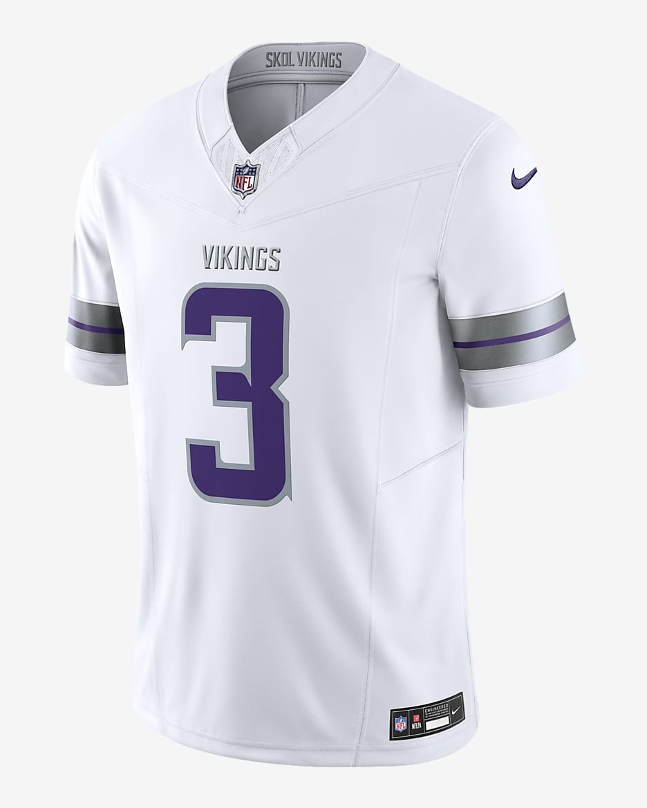 Jordan Addison Minnesota Vikings Men's Nike Dri-FIT NFL Limited Football Jersey - White