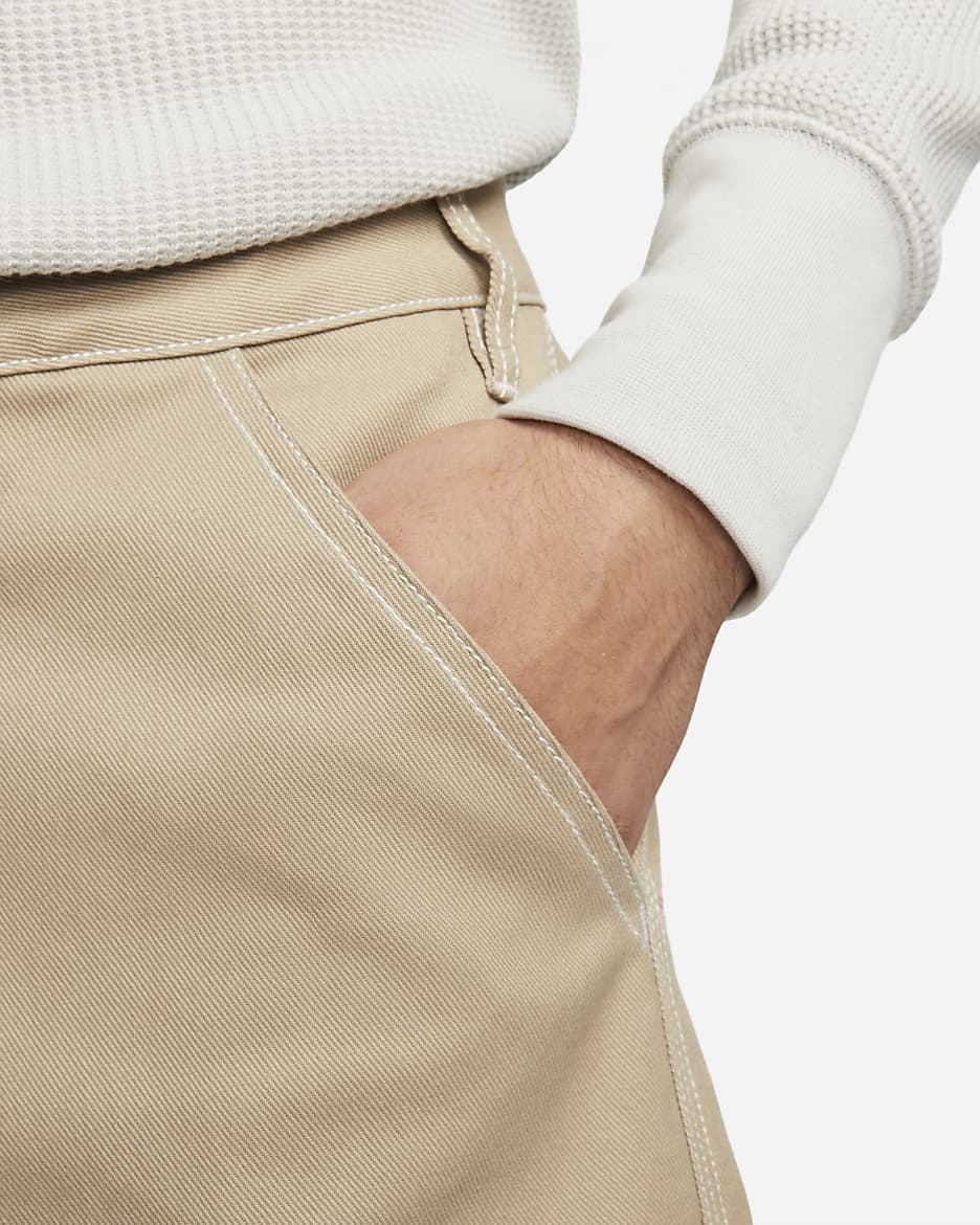 Nike Life Men's Carpenter Trousers - Khaki/Khaki